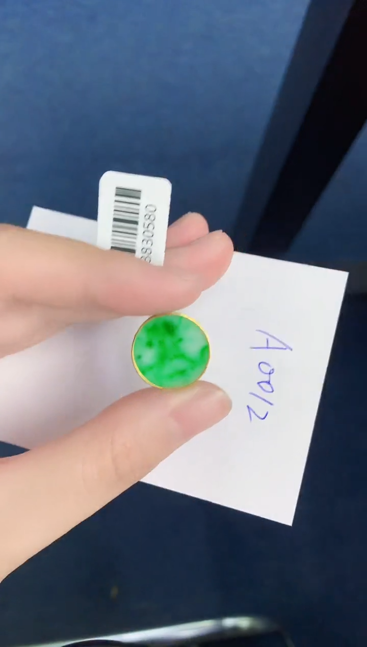 【闪购商品】翡翠颈饰18K金镶嵌000000000