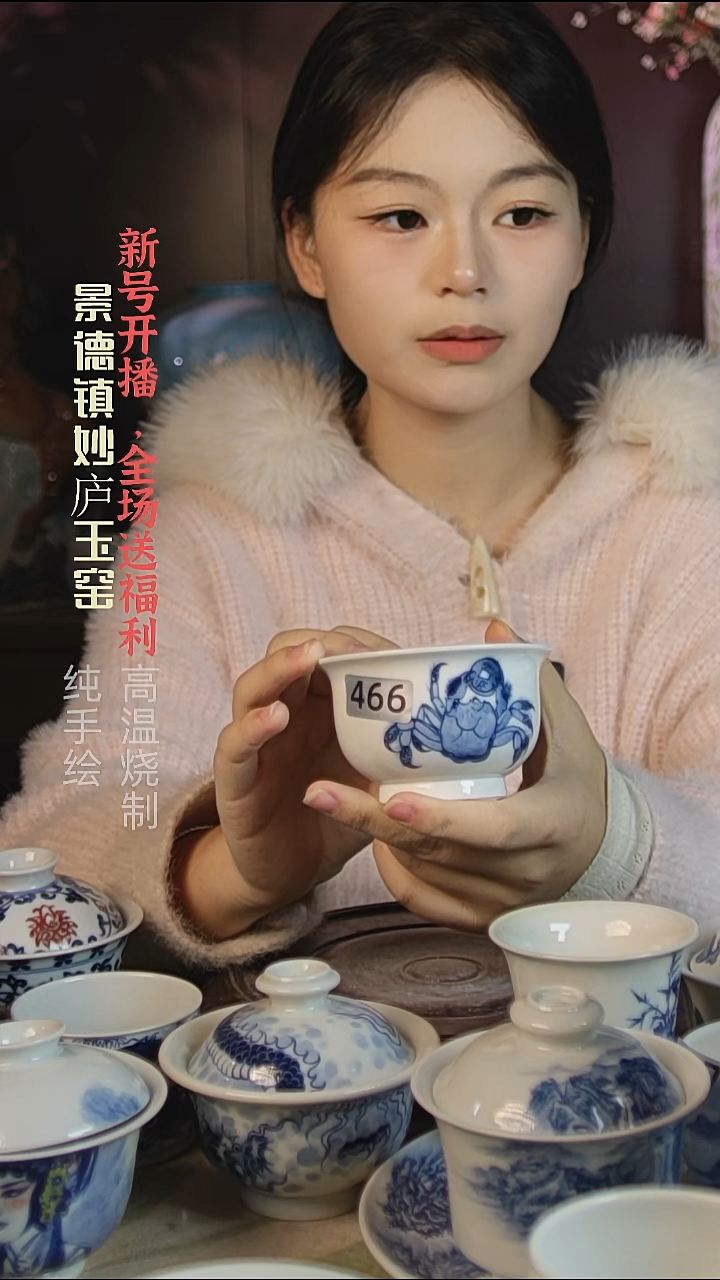 盘陶妙庐玉窑如式466微瑕