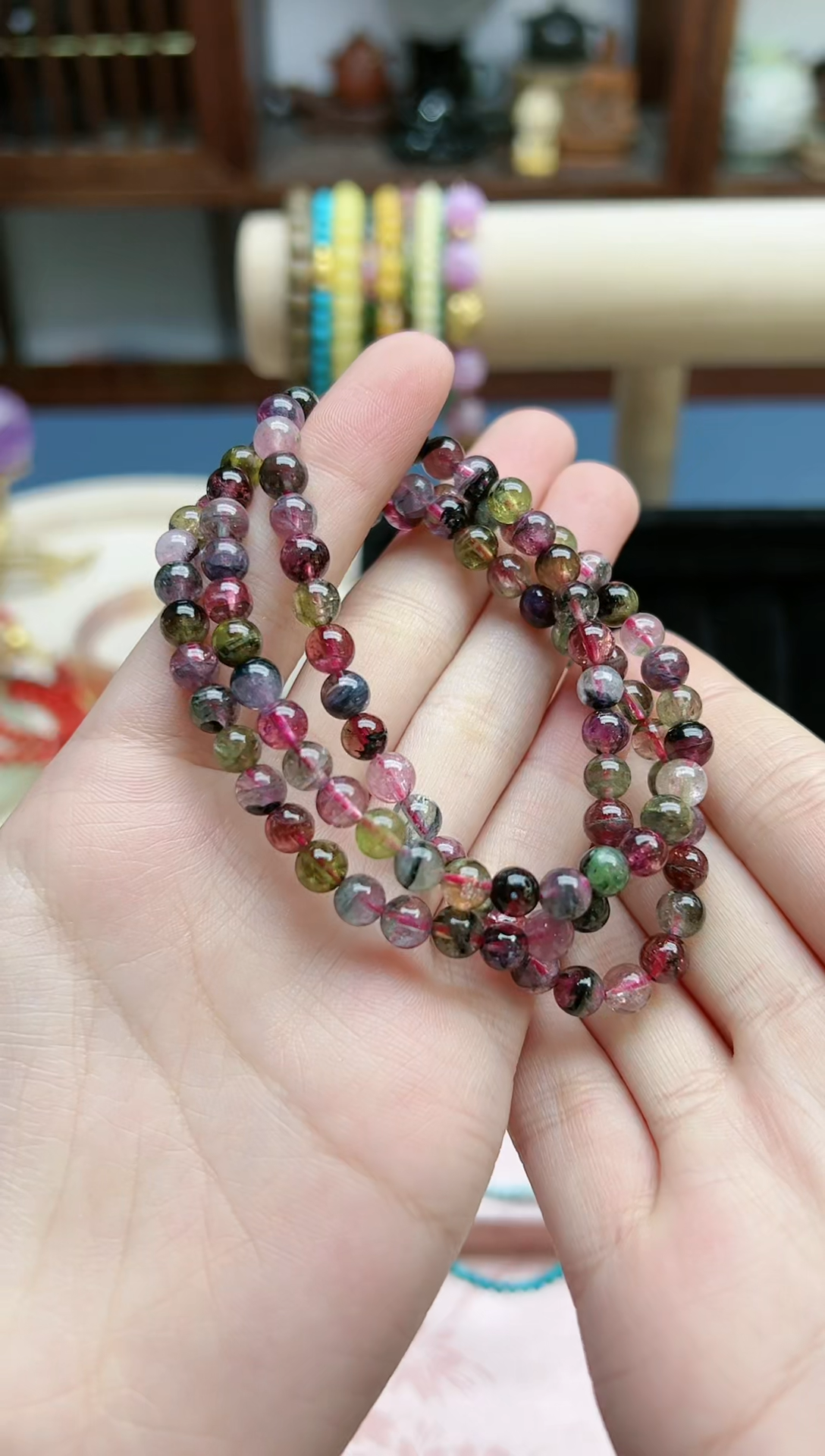 【闪购商品】碧玺长串未镶嵌碧玺小米长串*1 ZD