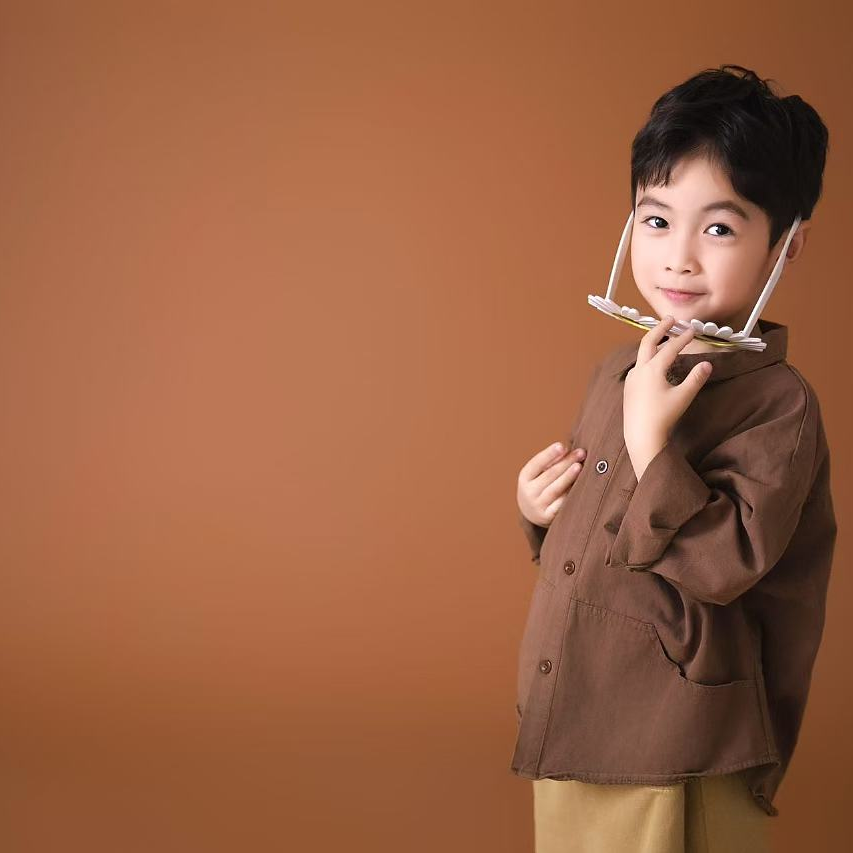 春季儿童衬衫外套(扣号)