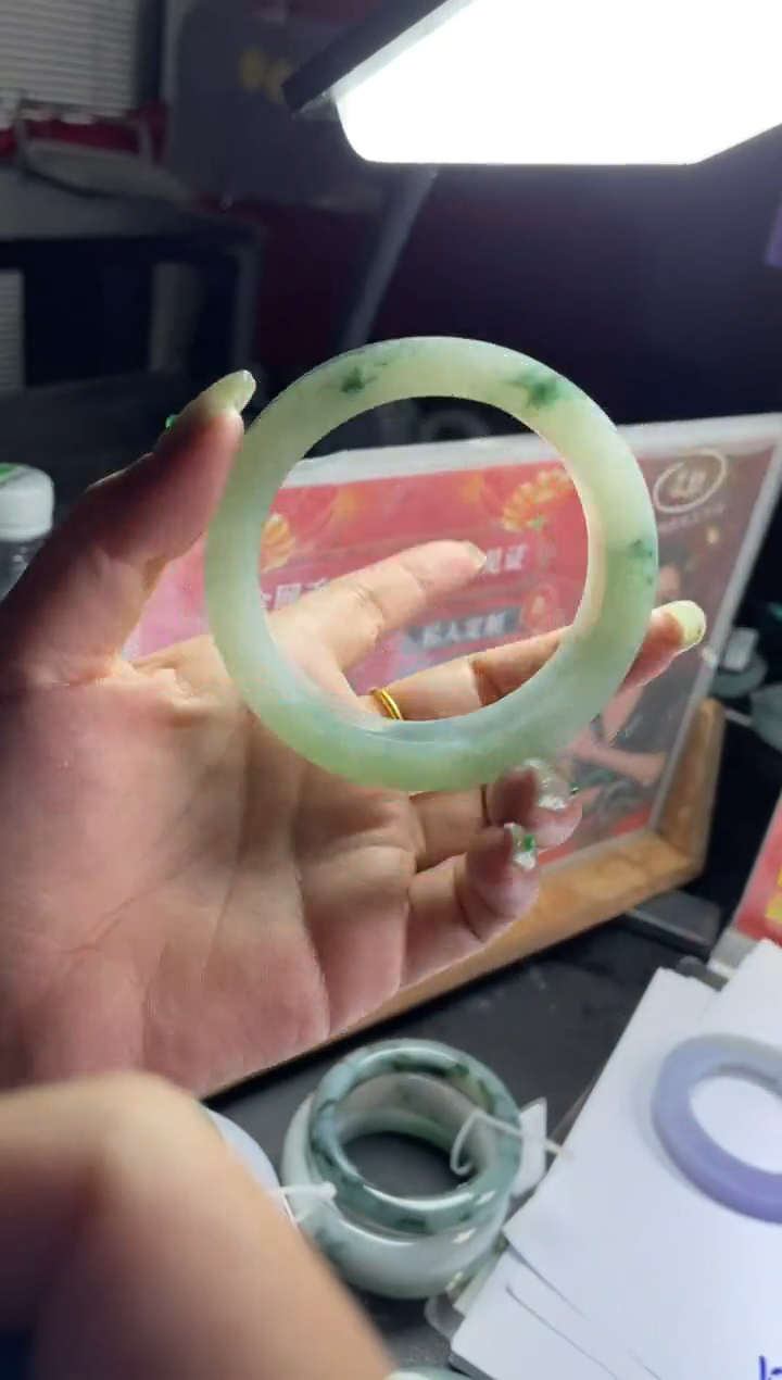 【闪购商品】定制翡翠手镯未镶嵌手镯DDQ/发一件