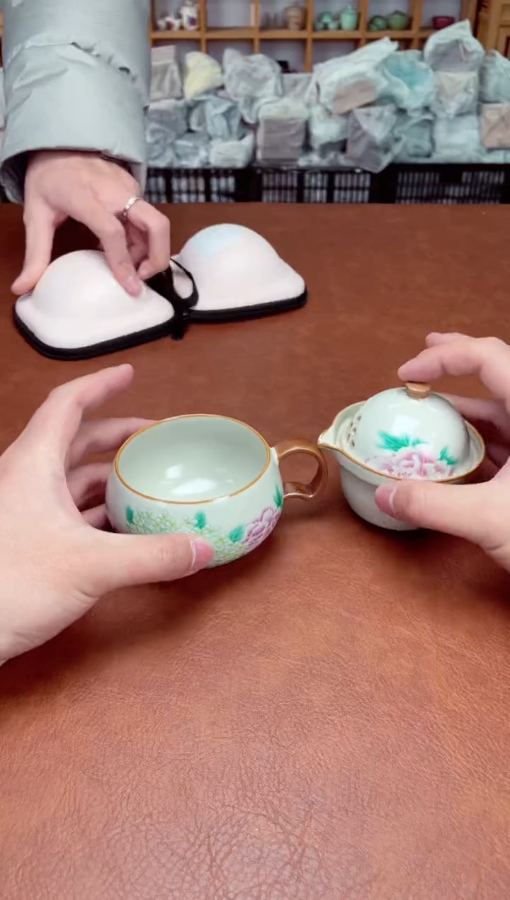 【闪购商品】摆件高端瓷器易仟杯茶器