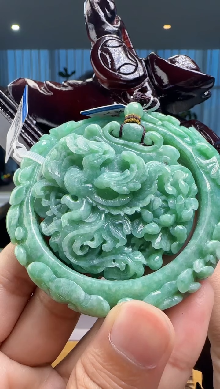 颈饰未镶嵌翡翠一套+底座XM@@960Q7J04898