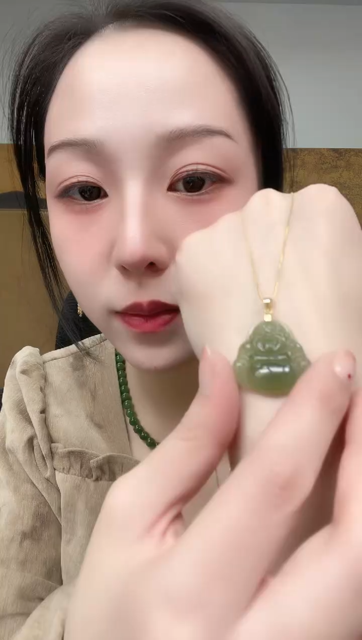 【闪购商品】和田玉颈饰银S925镶嵌多样性拍一发一