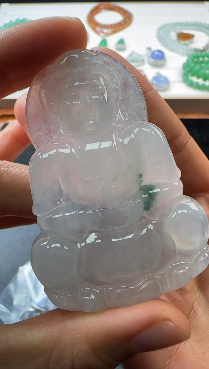 【闪购商品】翡翠颈饰未镶嵌不退不换 无鉴赏期