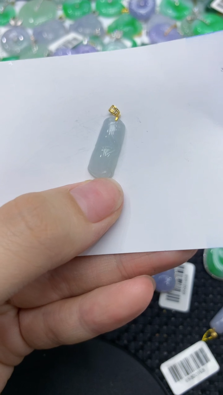 【闪购商品】翡翠颈饰18K金镶嵌1111111111