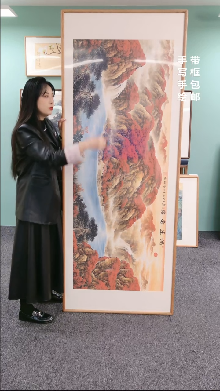 【闪购商品】国画鸿运当头210*80刘海斌