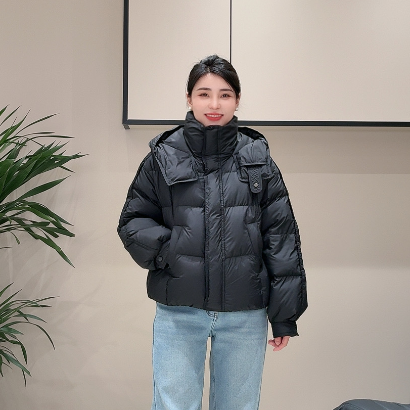 【冬季新款】韩系宽松轻柔云感新国标短款羽绒服235106