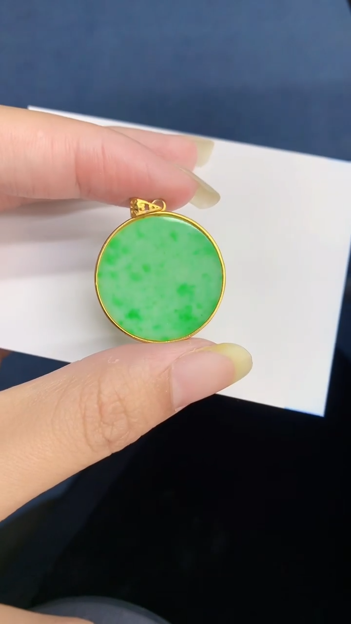 【闪购商品】翡翠颈饰银S925镶嵌            8