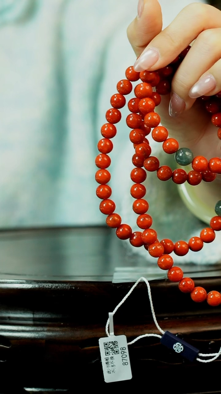 【闪购商品】铜南红玛瑙108长串 福源堂 M