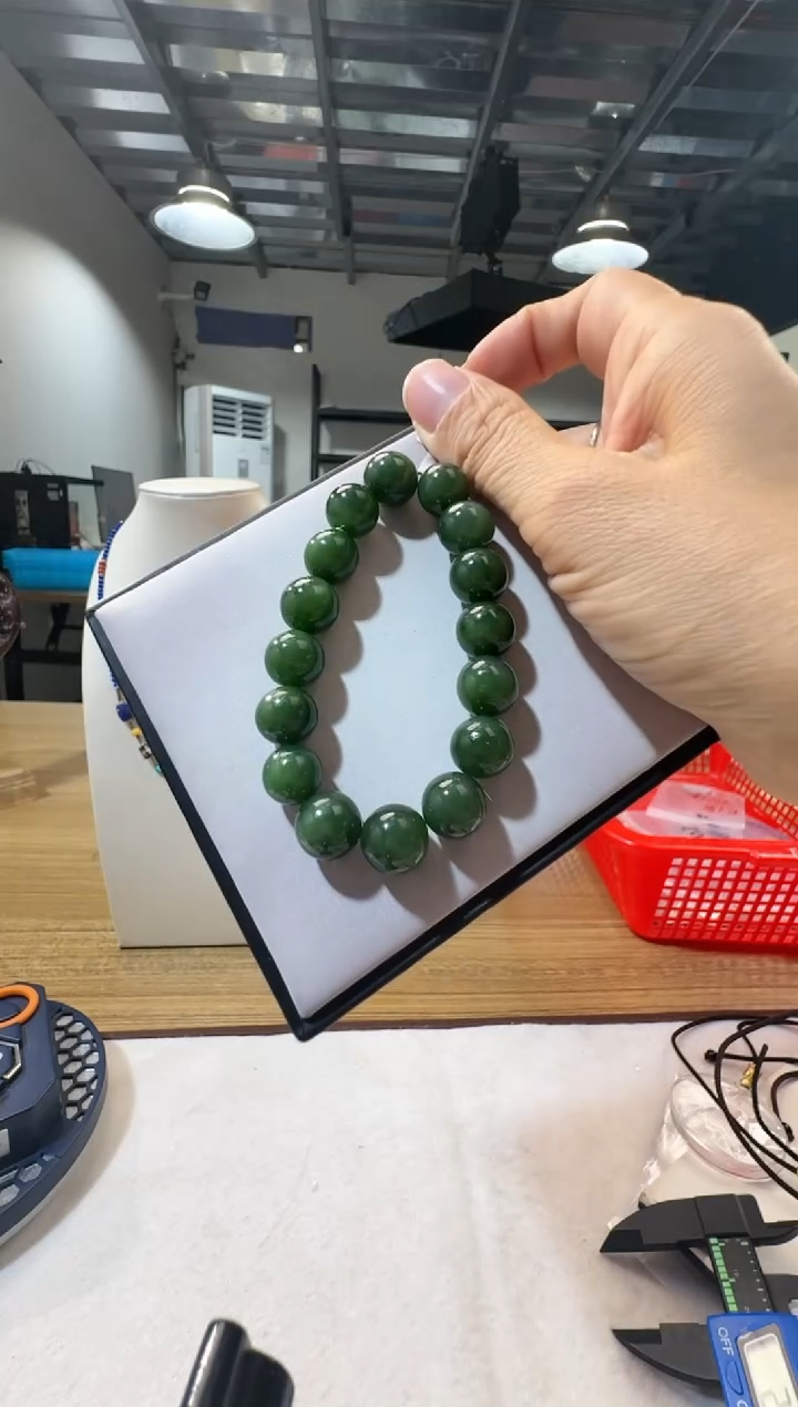 未镶嵌手链和田玉优0300  约11mm