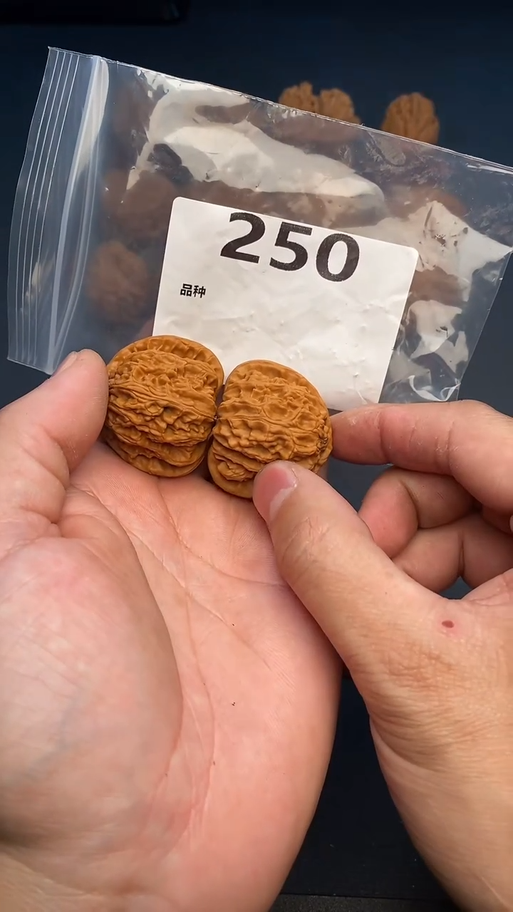 【闪购商品】文玩核桃吊坠250号39尺三角白