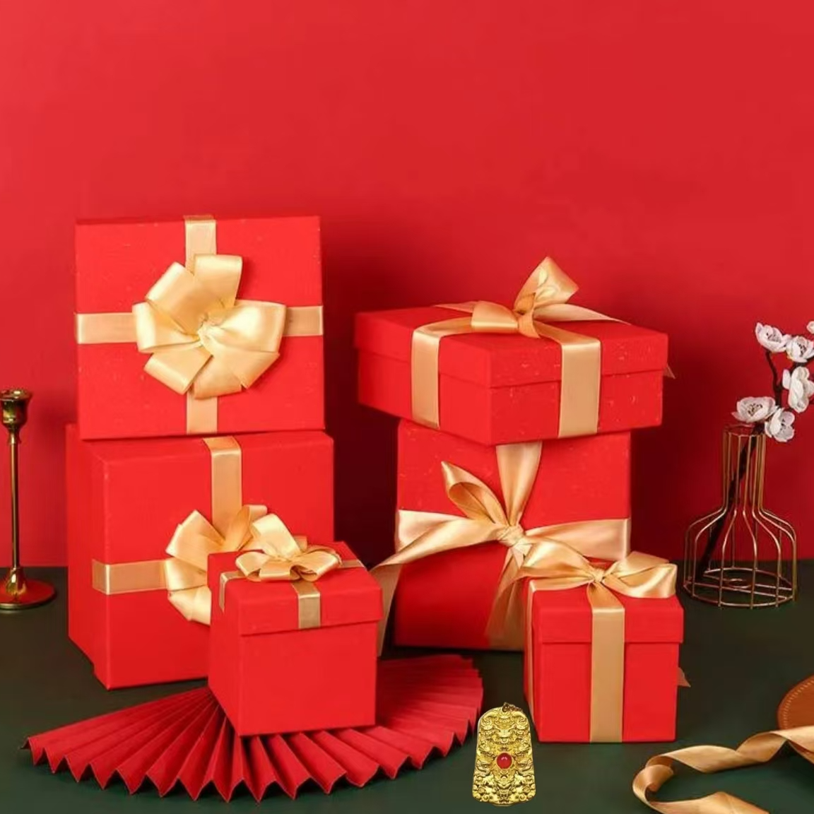 惊喜礼盒原创春节风格轻职风精品挂件k845