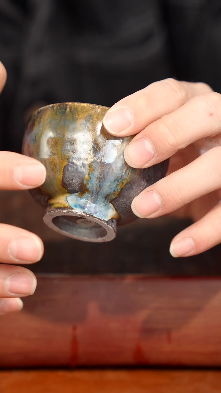 陶瓷奢瓷/瑞寅柴烧茶器（杯子）444微瑕