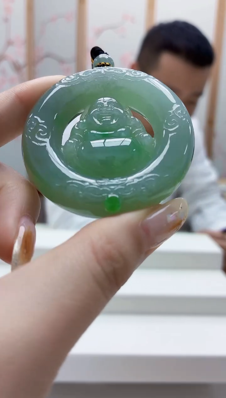 未镶嵌定制翡翠4898jw-毛货挂件21