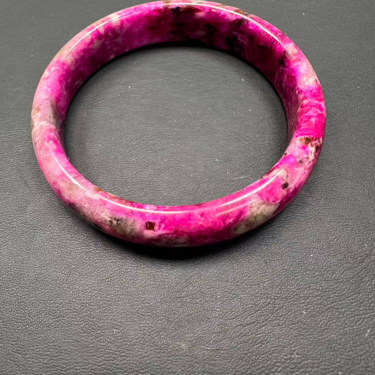 手链 老料桃红diy原创B067