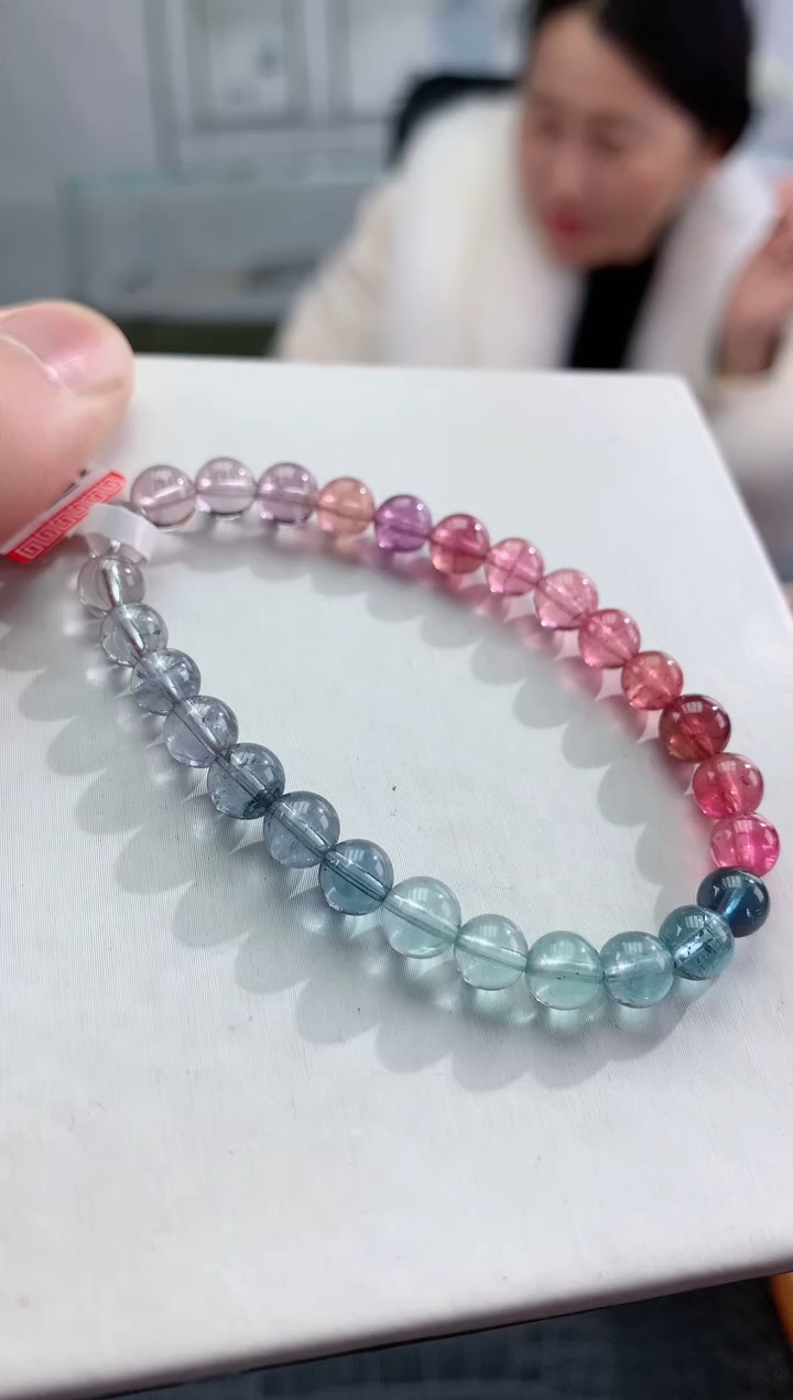 【闪购商品】碧玺手串未镶嵌多样性发一条