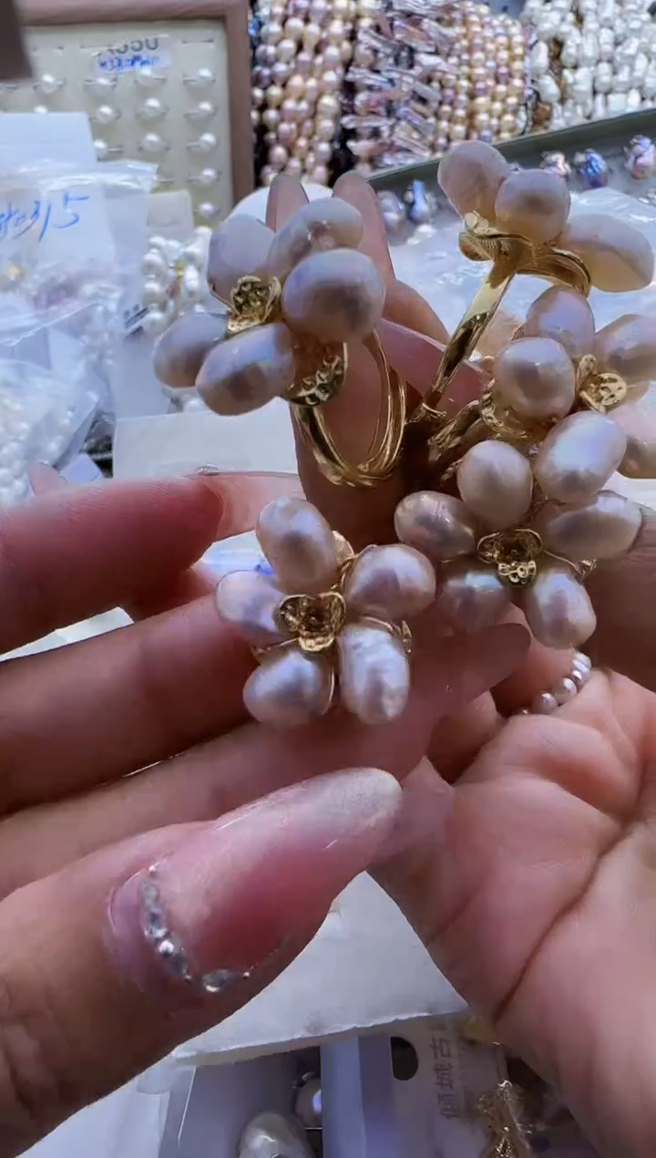 【闪购商品】淡水珍珠戒指未镶嵌381多样性发货  发其一