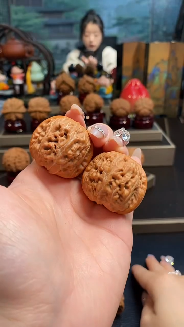 【闪购商品】文玩核桃把件H814平谷元宝40