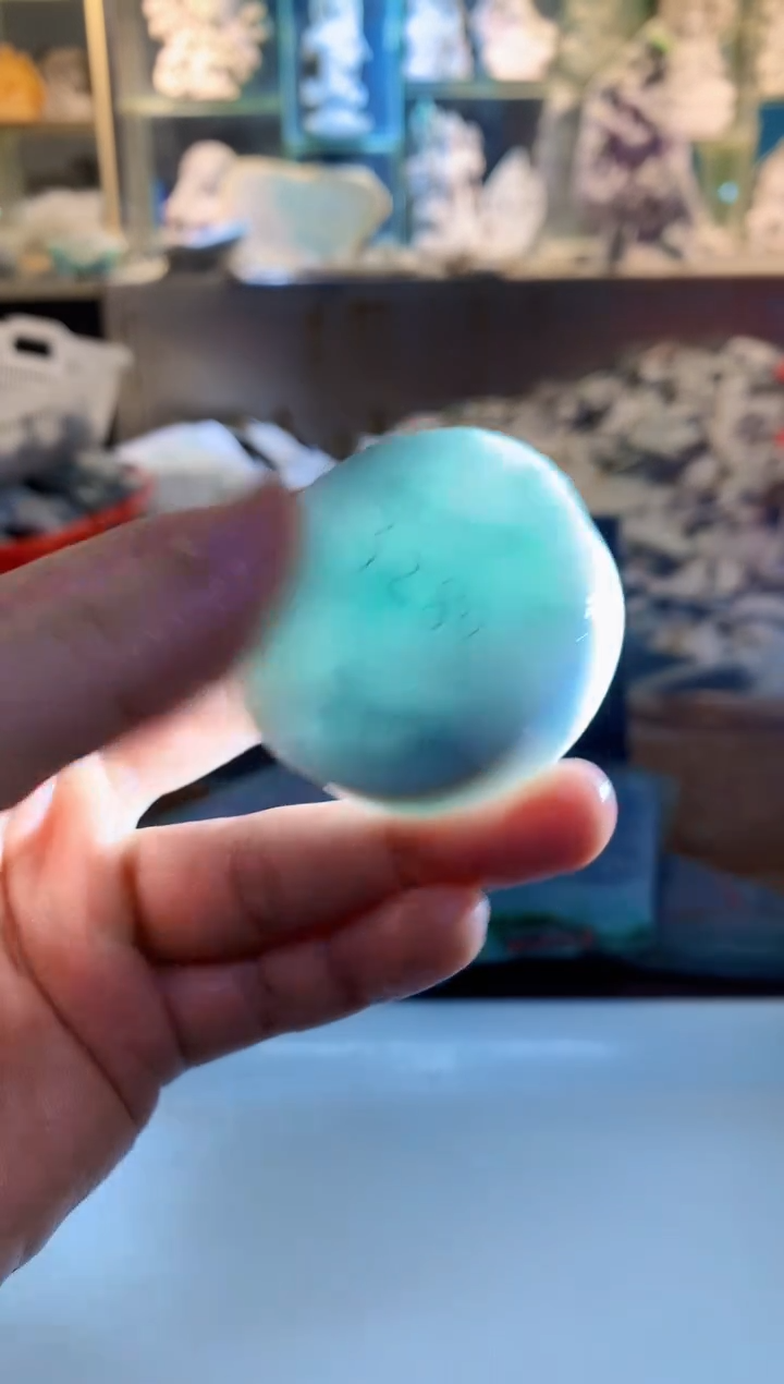 翡翠裸石0朗0翡翠珠宝964