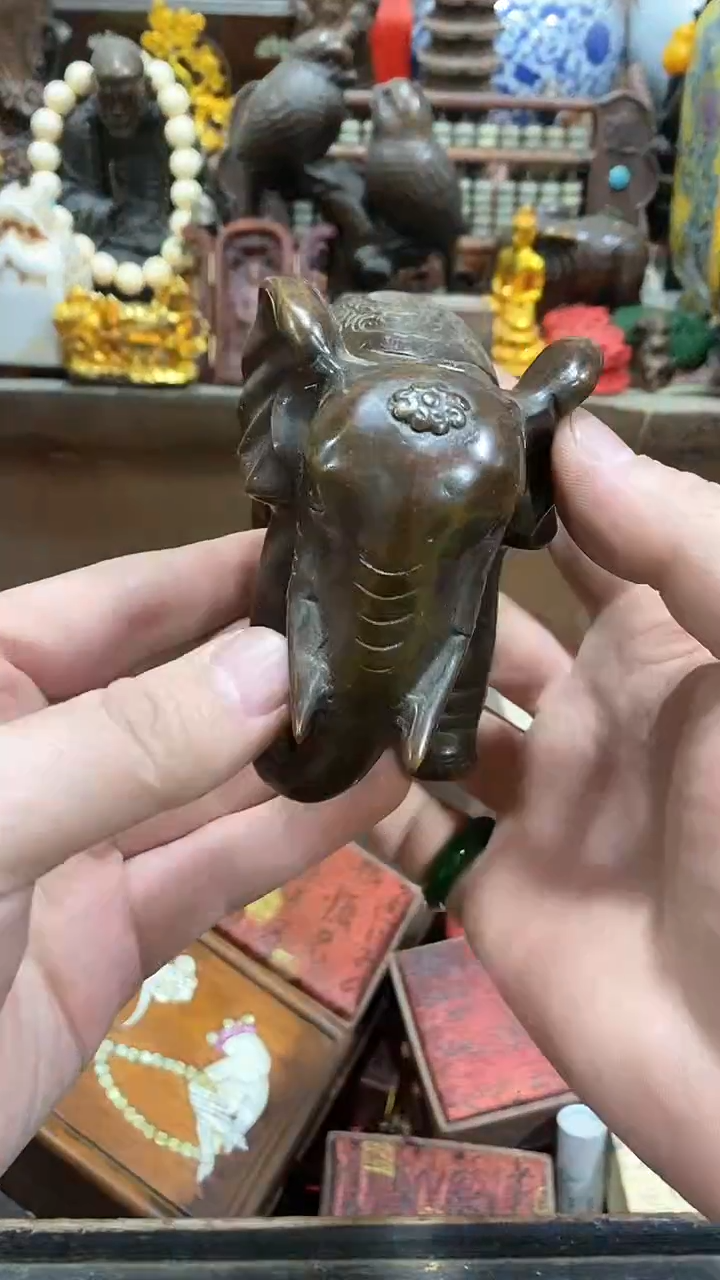 【闪购商品】小铜铜铜铜把件一个0223 XW象