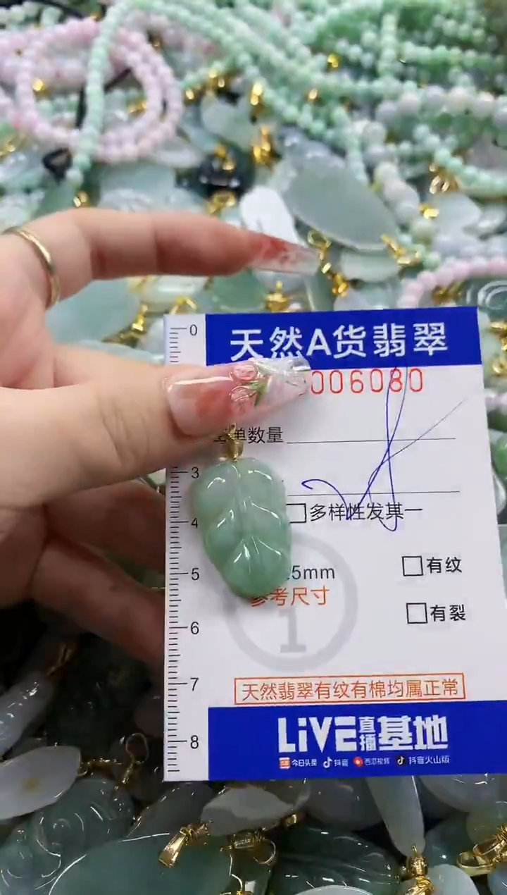 颈饰未镶嵌翡翠天然A货翡翠