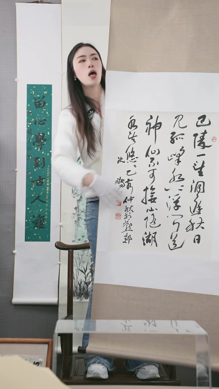 【闪购商品】书法沈老师 《巴陵诗》3平尺 立轴