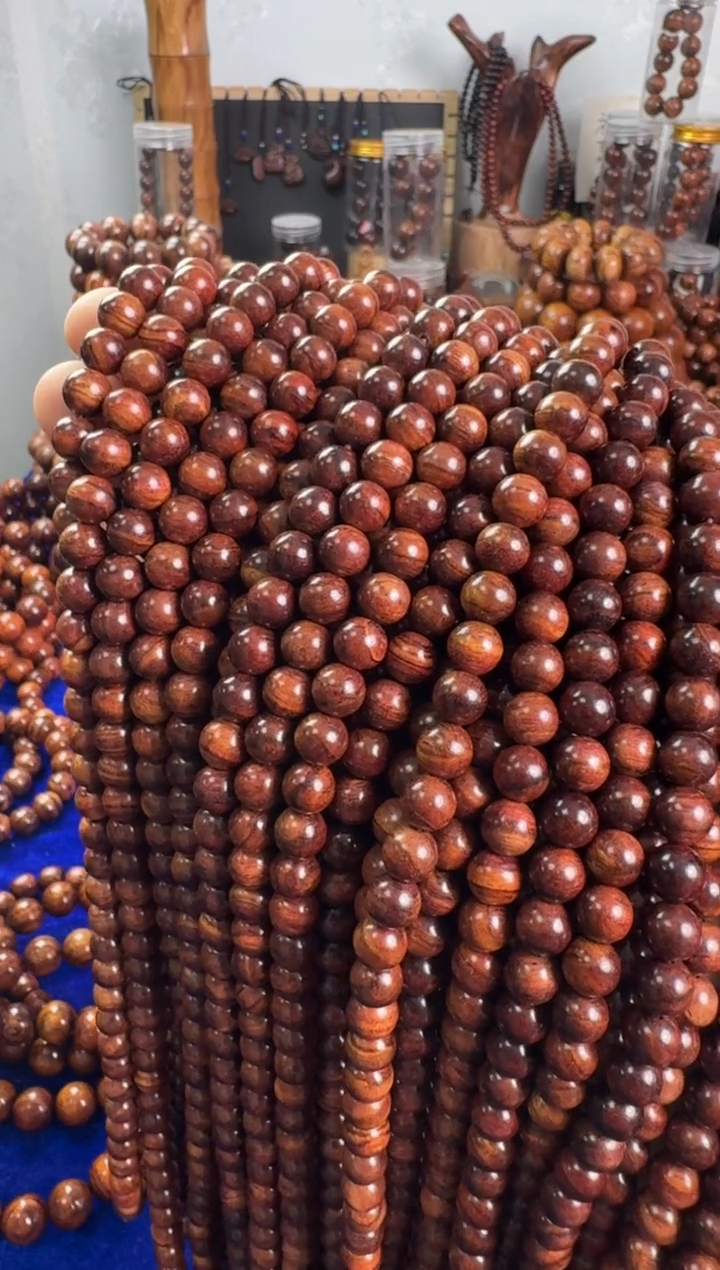 手串/手链黄花梨/降香黄檀正宗多圈0.8×108规格海黄手串