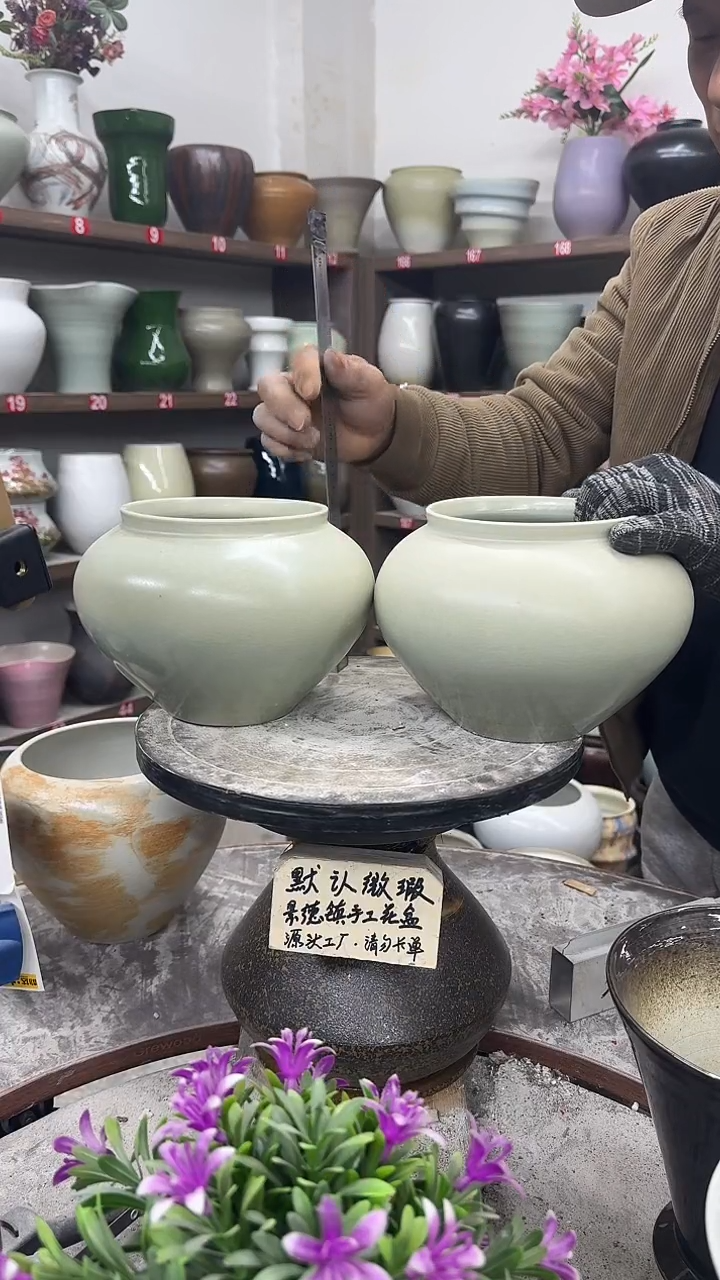 12-4-高15口13瑕-花盆