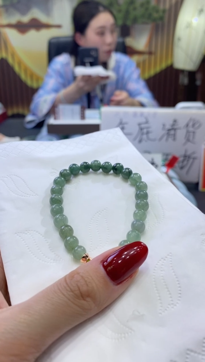 合金手串翡翠00011203多样性发货