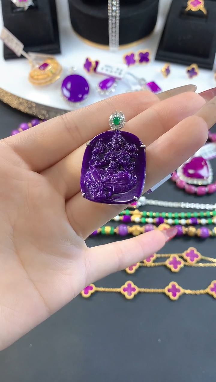 【闪购商品】苏纪石（舒俱来）.18K金镶嵌舒俱来吊坠