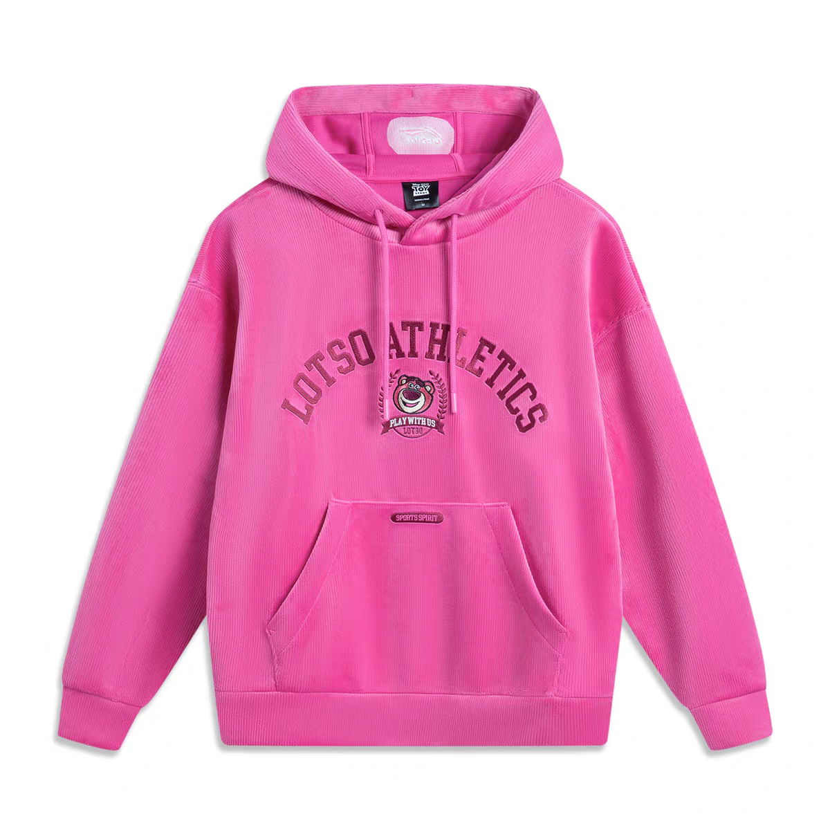 女子刺绣宽松套头连帽卫衣(5）