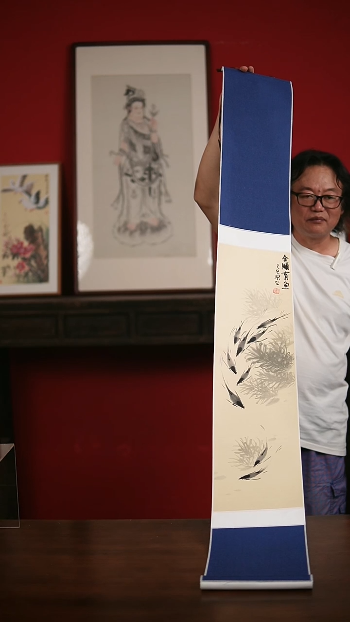 国画手写手绘-20*155卷轴