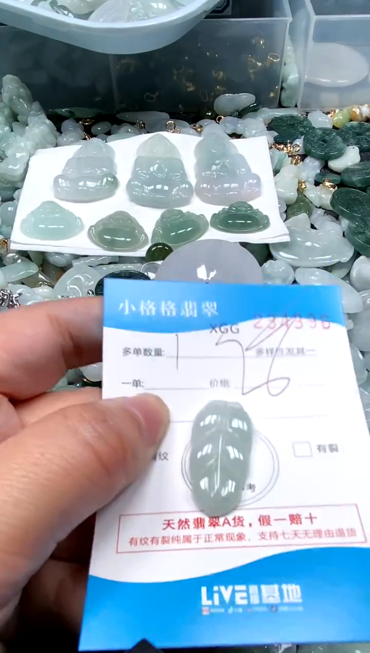 【闪购商品】翡翠颈饰未镶嵌闪购商品0234396