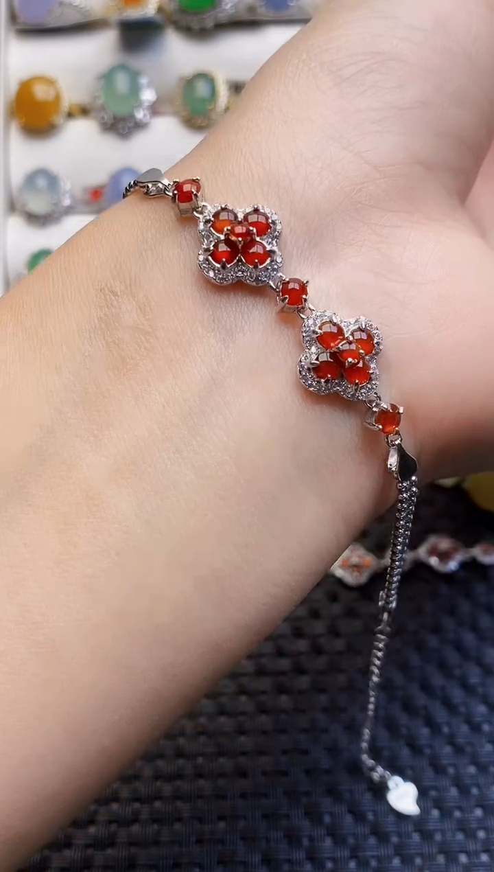 银S925镶嵌戒指翡翠3061