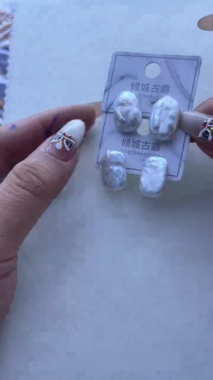 【闪购商品】淡水珍珠耳饰银S925镶嵌814