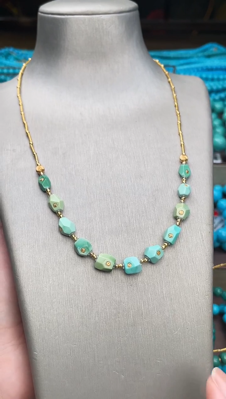 未镶嵌绿松石珠宝奇石A09