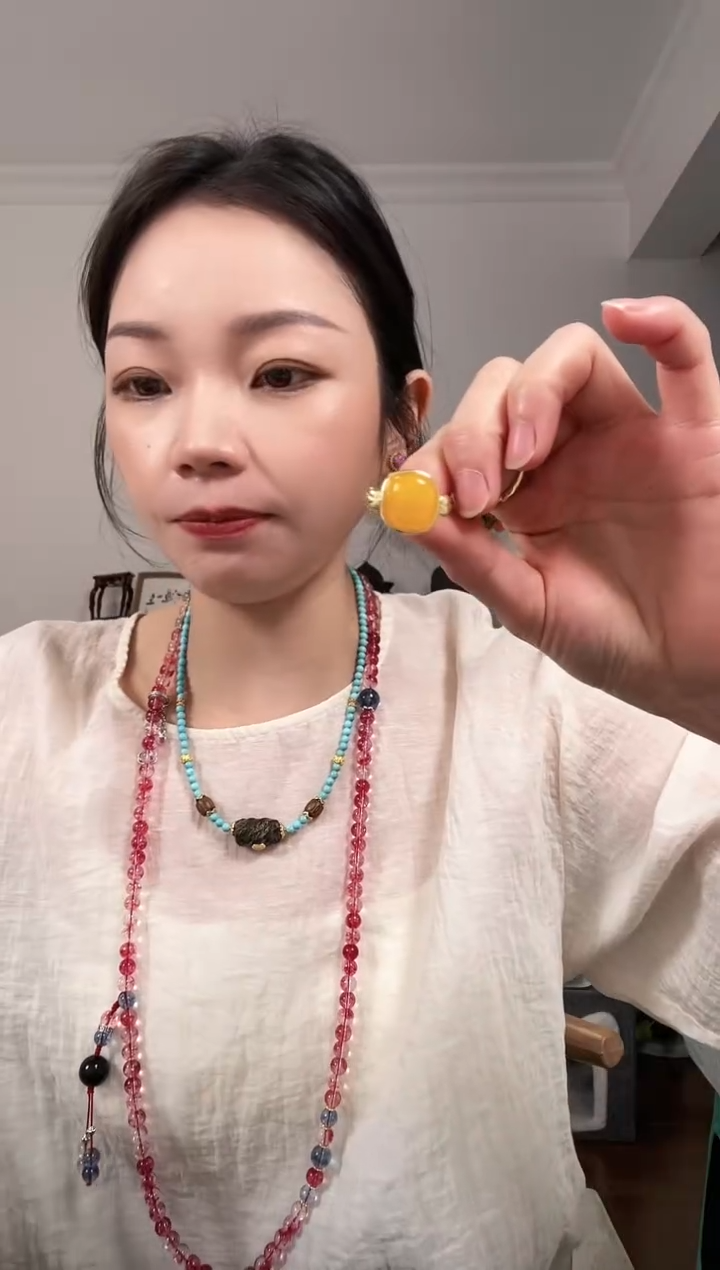 【闪购商品】琥珀颈饰未镶嵌A126AAAAA