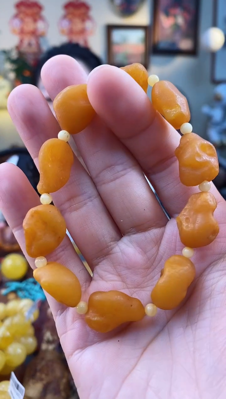 【闪购商品】琥珀手链未镶嵌手串