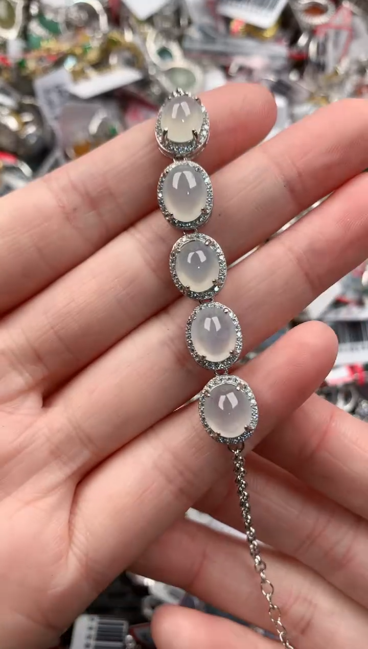 银S925镶嵌戒指翡翠777----4