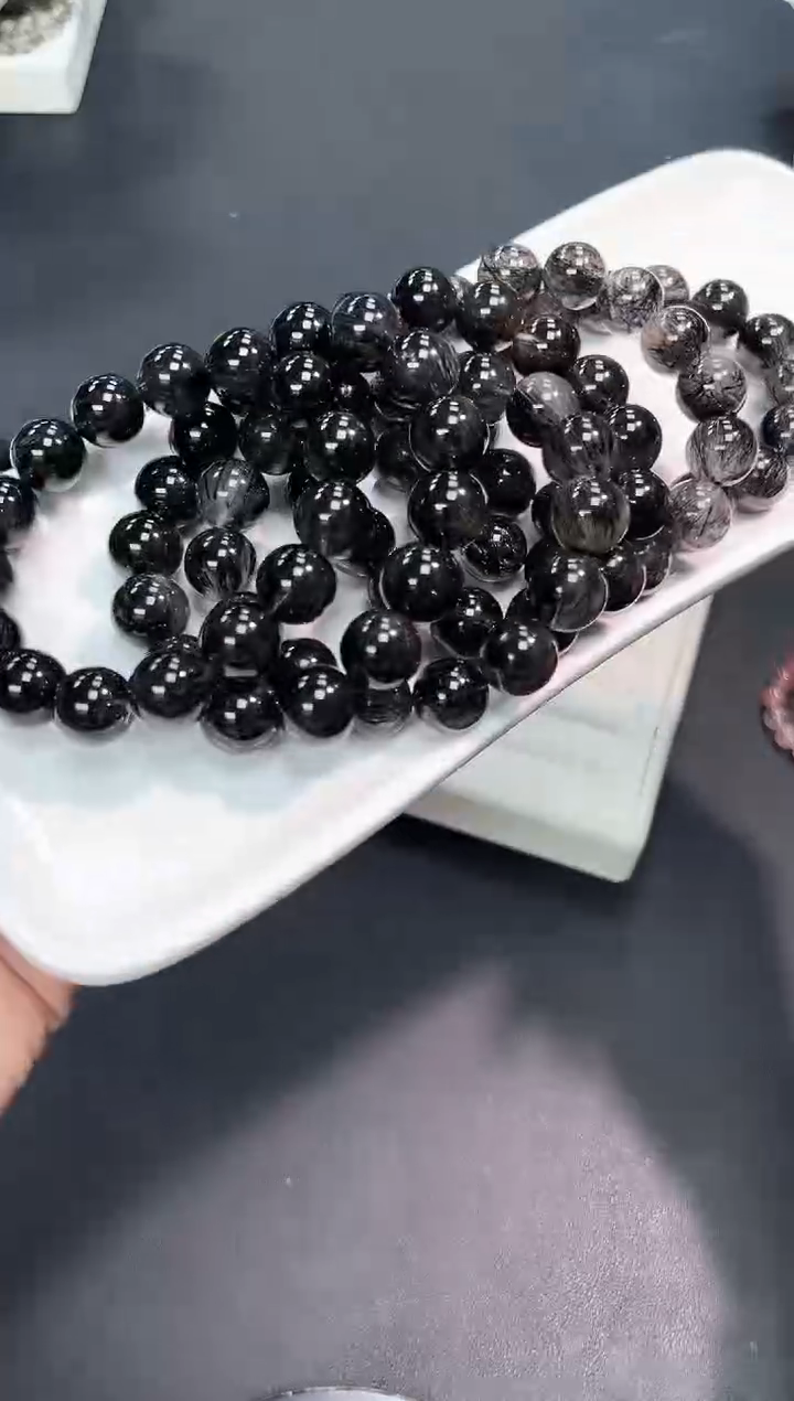 【闪购商品】水晶手串未镶嵌4p多样性发其一/1条14mm默认微瑕