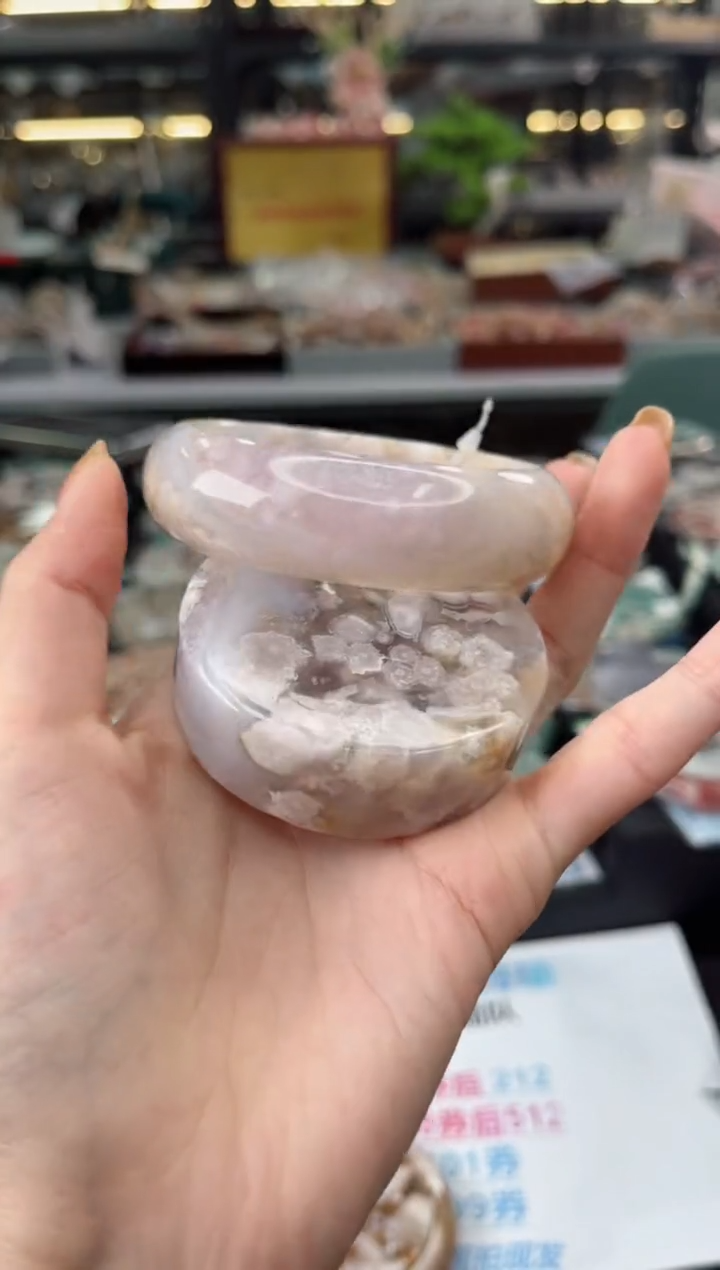 【闪购商品】石英质玉手镯未镶嵌59圈口（赠品镯心）3569214