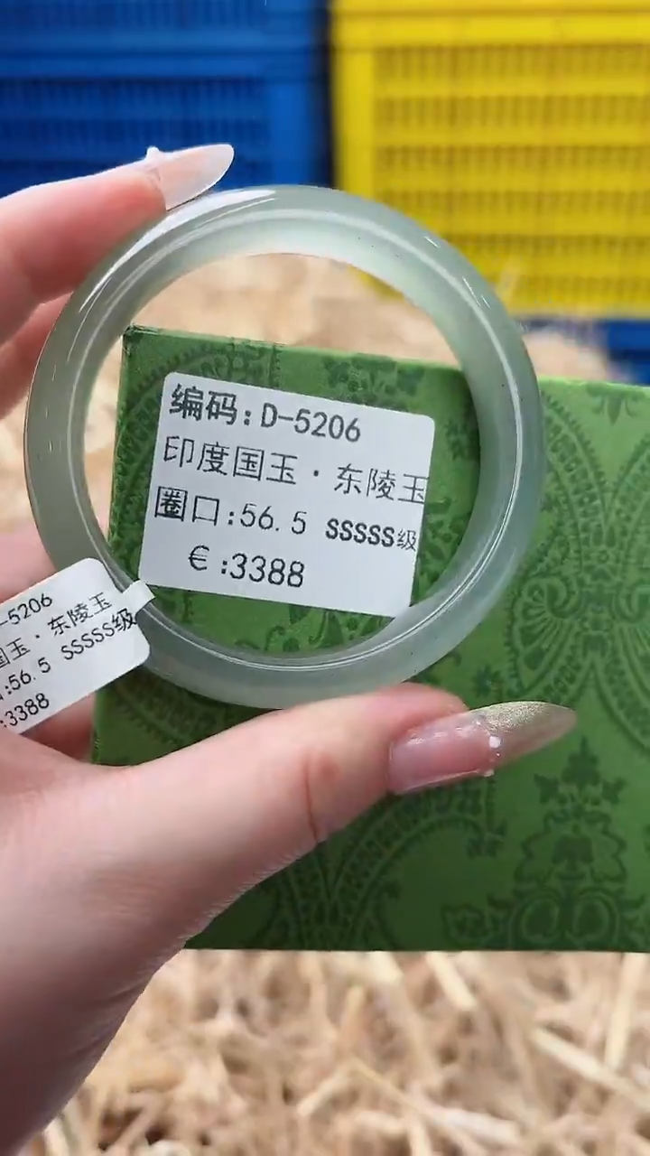 未镶嵌手镯石英质玉D-5206