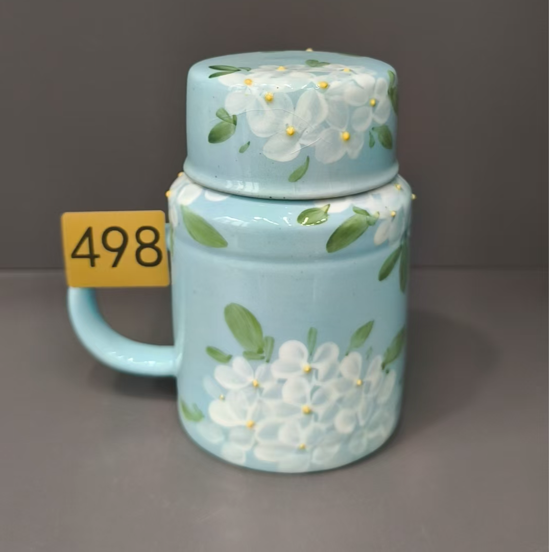 315景德镇高温釉下彩手工手绘设计师款式