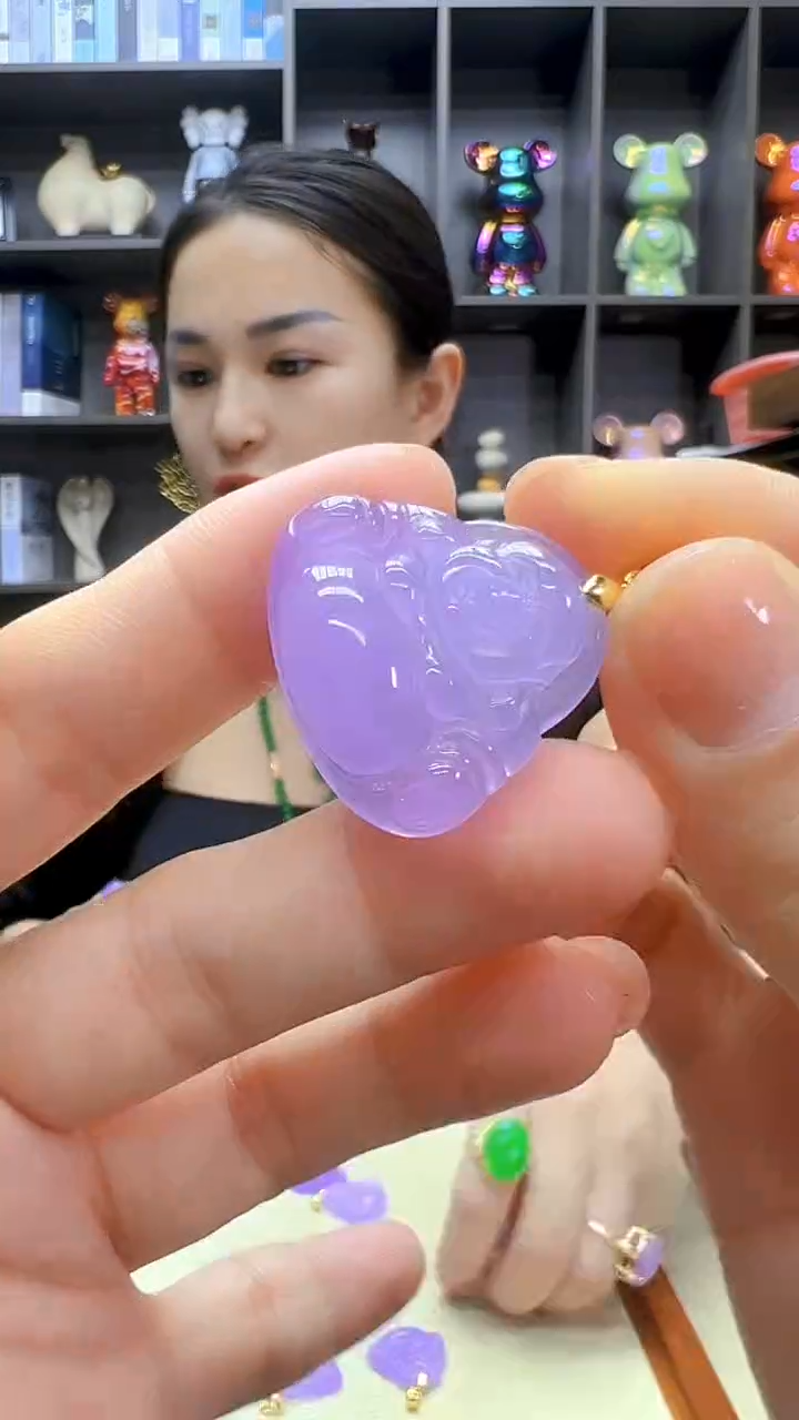 翡翠14K金镶嵌颈饰丹丹diy劲饰