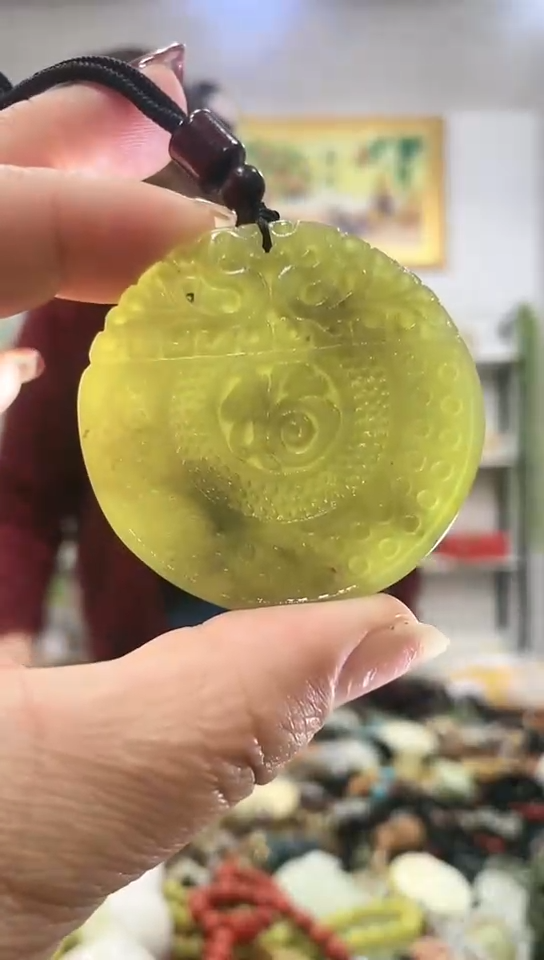 未镶嵌岫玉挂件 1