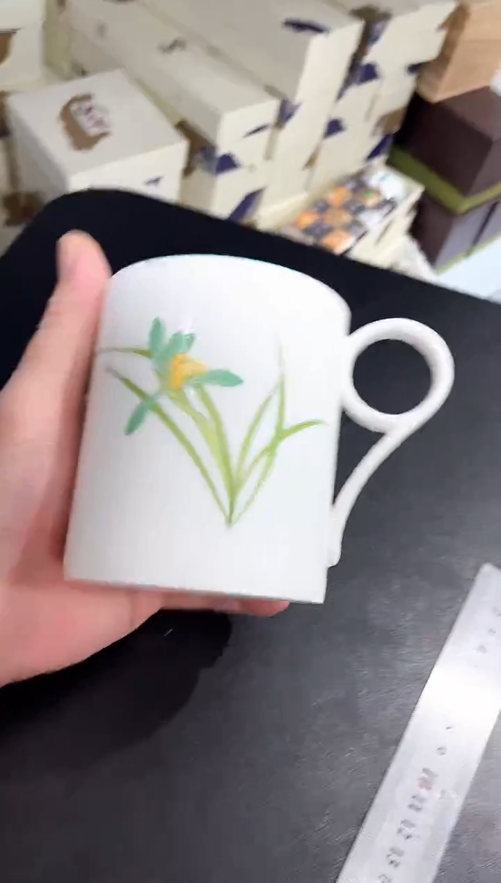 杯子骨瓷（简装）马克杯一个