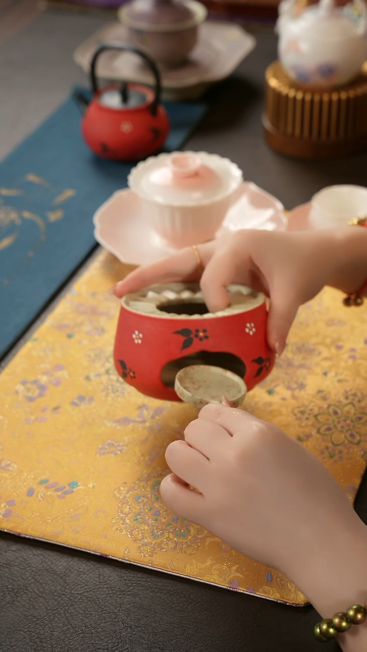青云茶斋陶瓷茶具云裳温茶炉