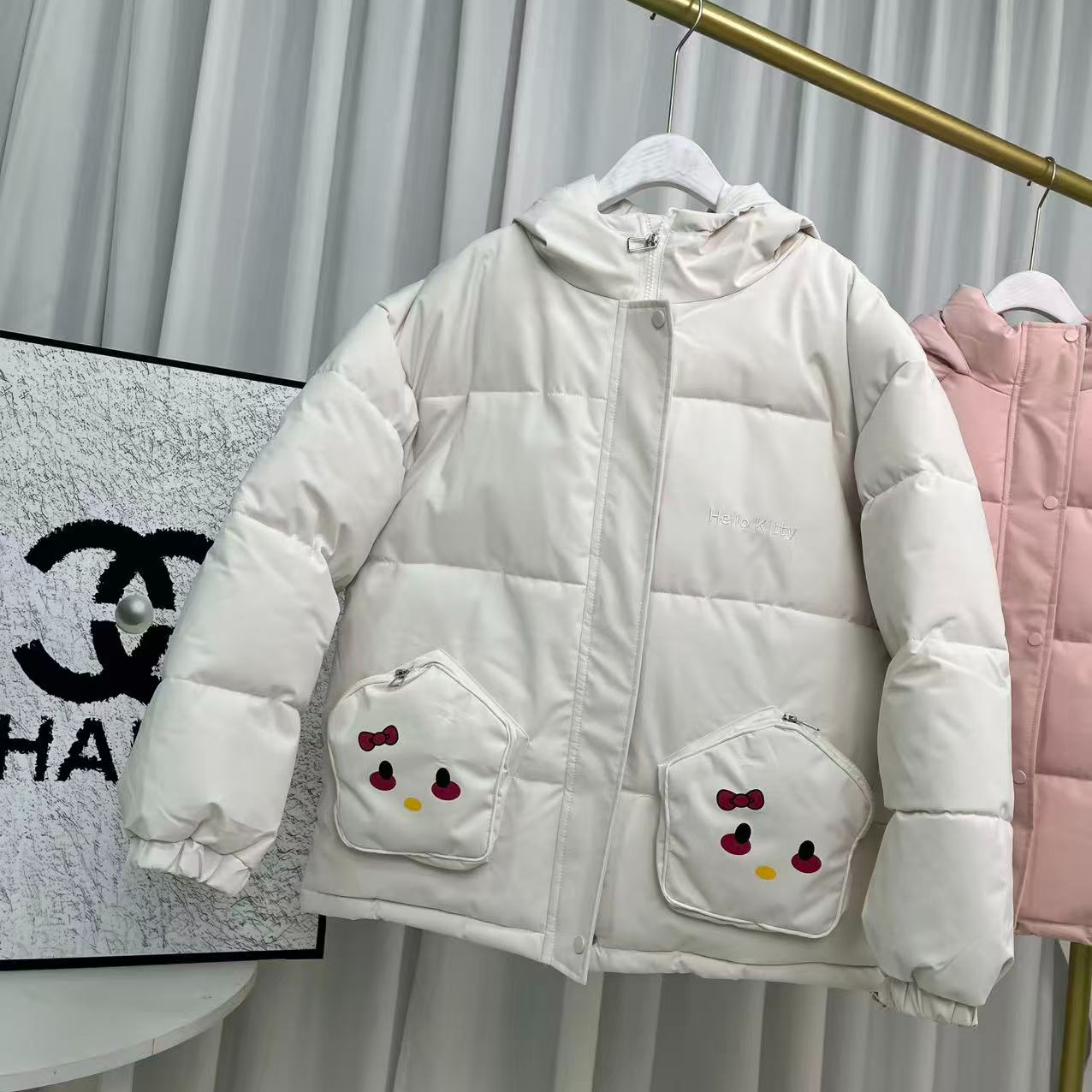 羽绒棉服女冬季2025新款情侣连帽面包服棉袄加厚棉衣