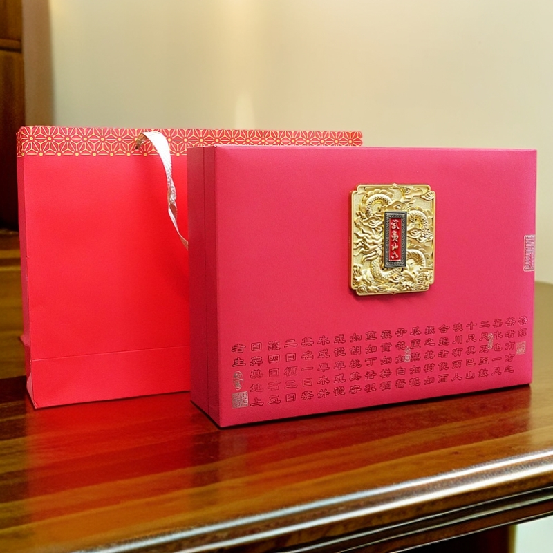 武夷大红袍岩茶/正山小种红茶中国红经典如意礼盒装【高级茶叶